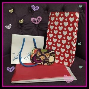 💝 Vera Bradley ID case wallet with keychain 🎁